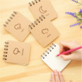 Mini Cardboard Spiral Notebook Custom Pocket Notebook Printing